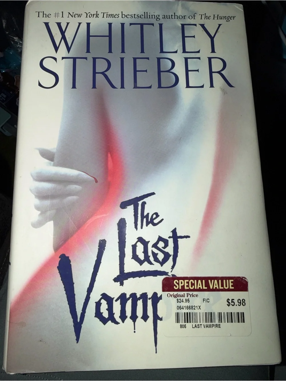 The Last Vampire by Whitley Strieber hardcover